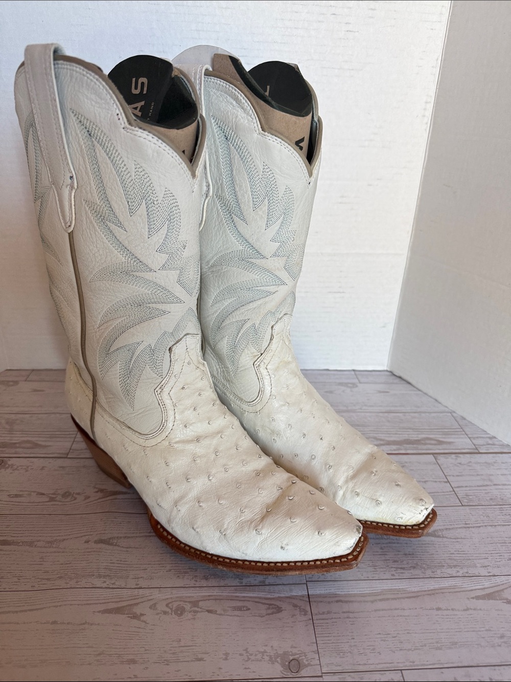 Tecovas sadie snow Ostrich Boots